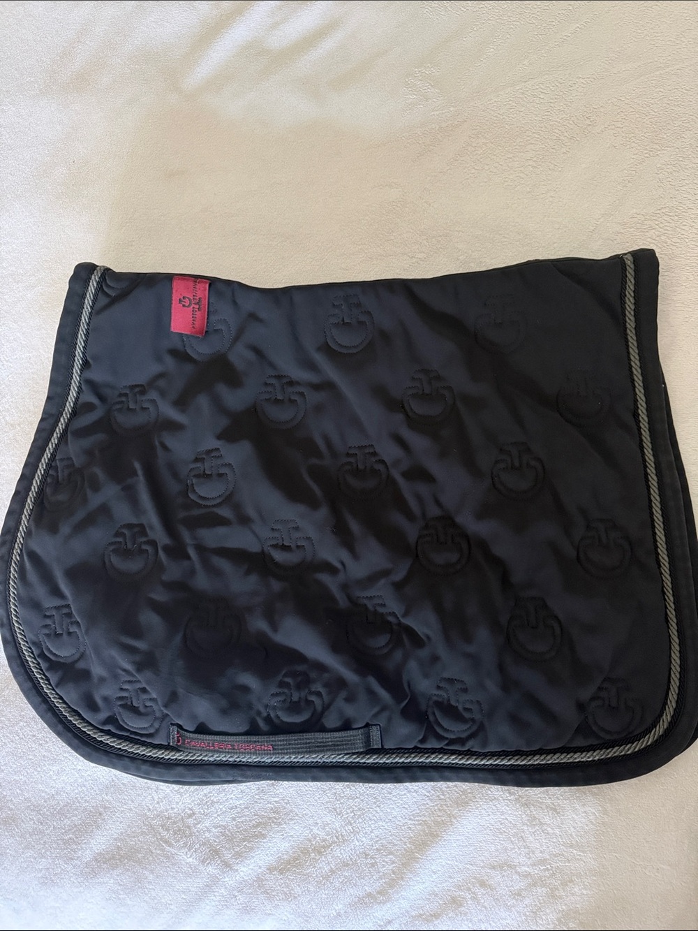 Equestrian Saddle Pad - Black by Cavalleria Toscana